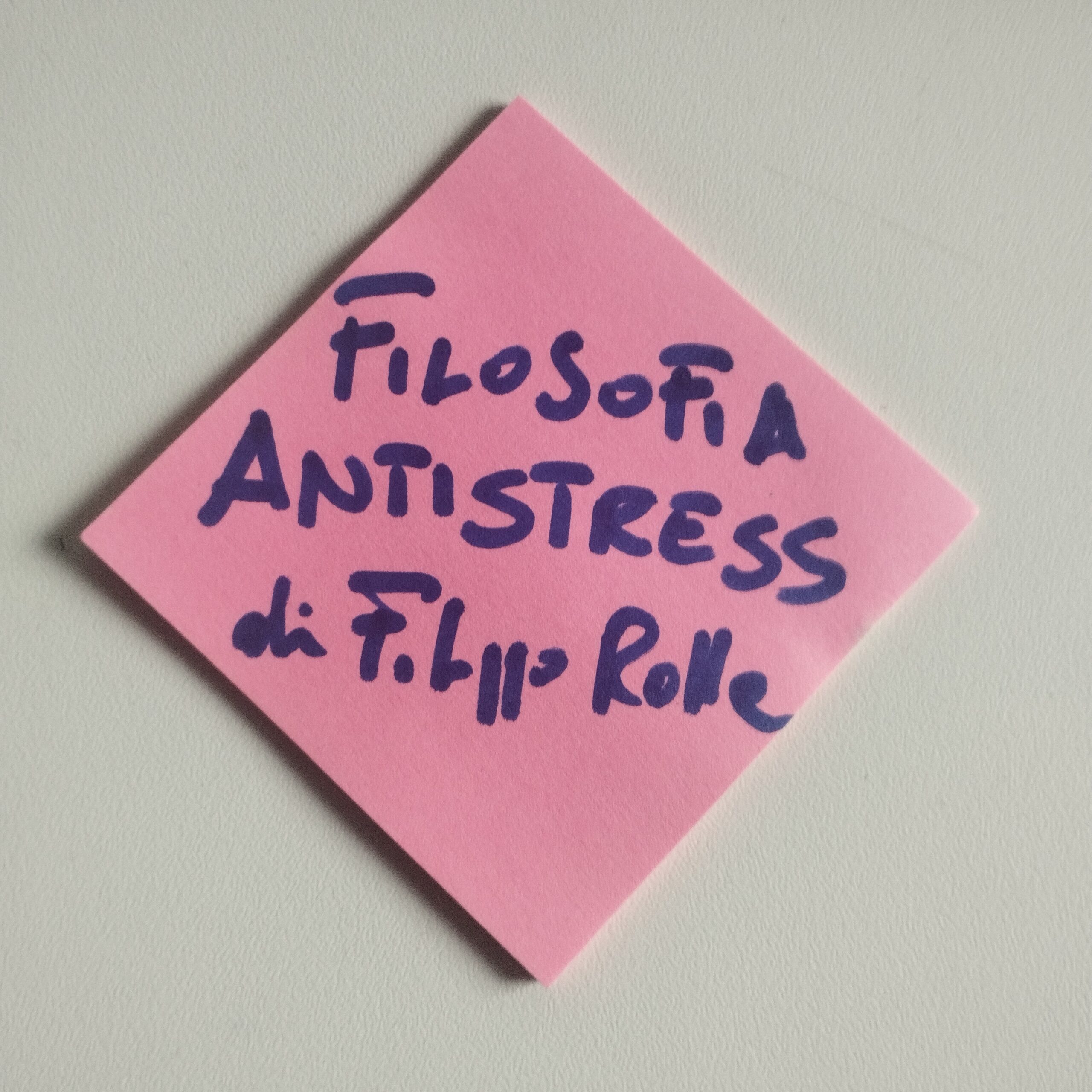 La Filosofia Antistress è un modo di relazionarci