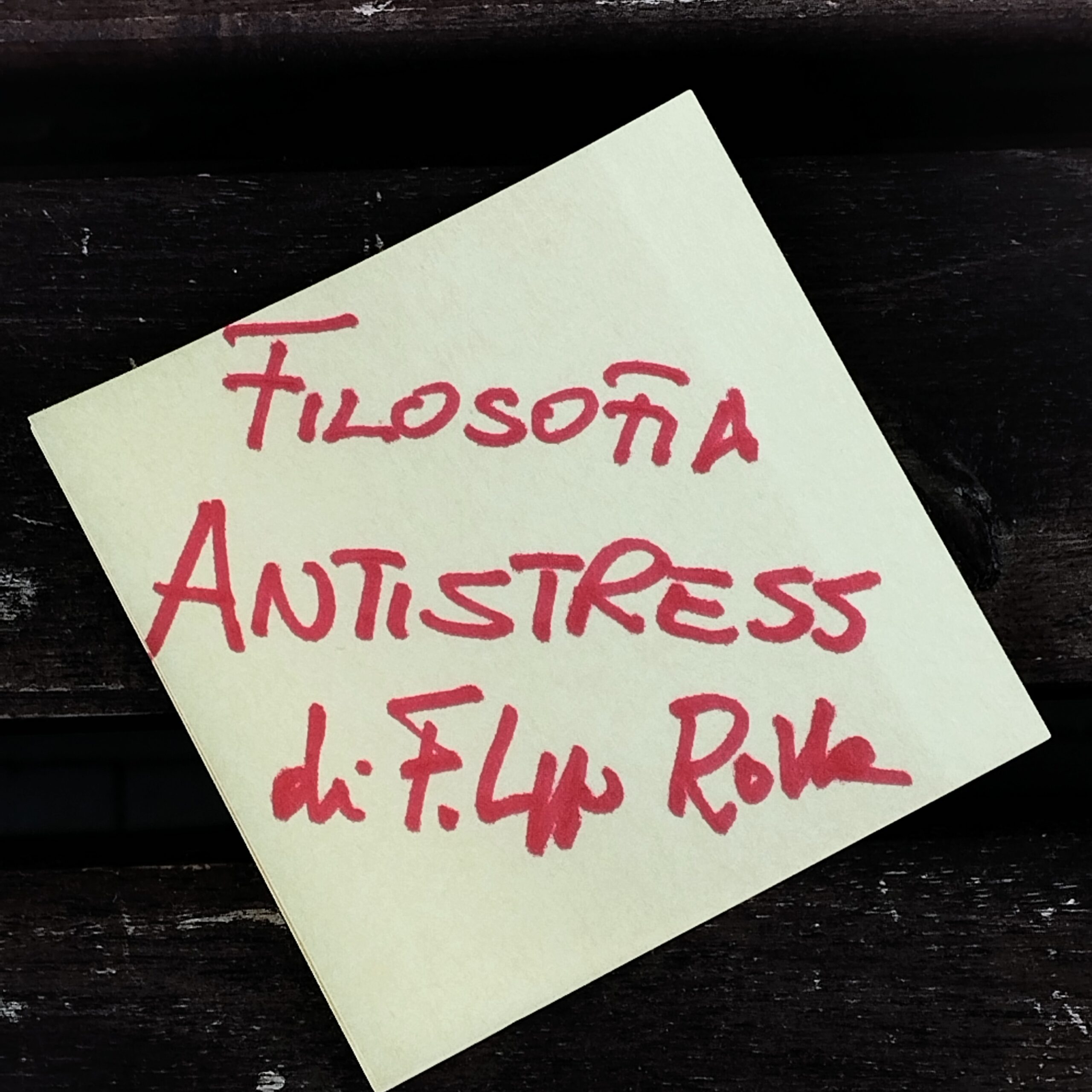 Filosofia Antistress con il Metodo O.V.E.R. di Filippo Rolla